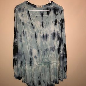 Long Sleeve Bella Dahl Tie Dye Romper